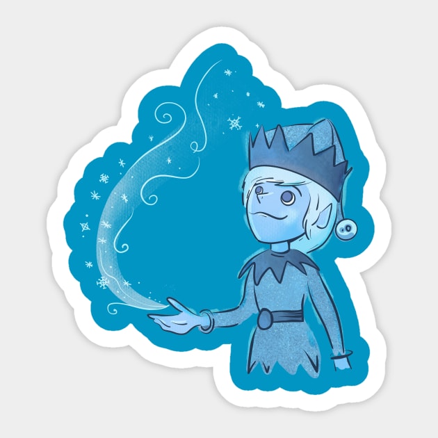 Jack Frost Sticker by ChrisPaulFarias